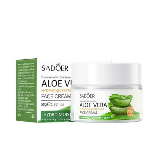 Crema Hidratante Aloe Vera-Pieles Mixtas a Grasas