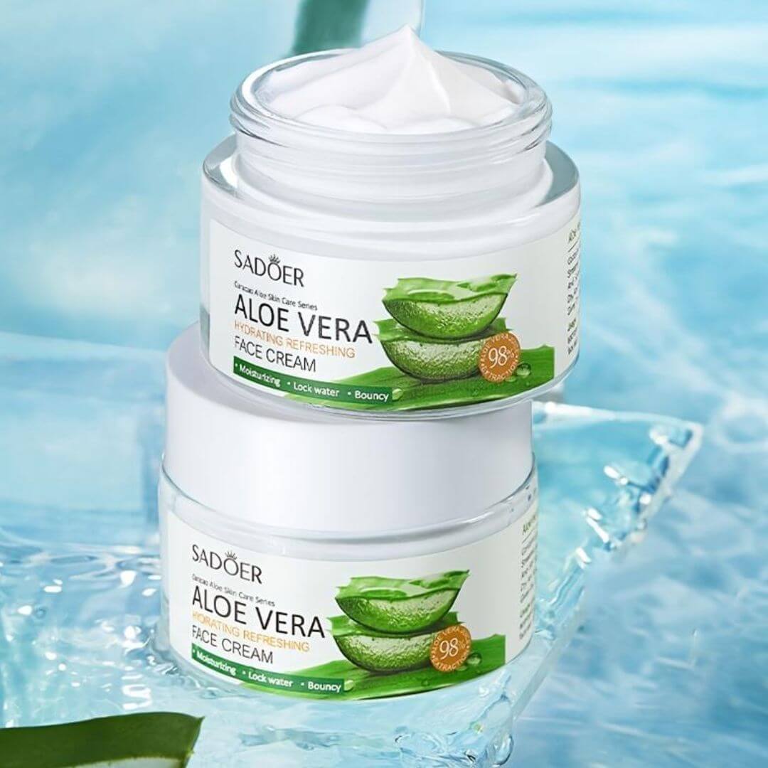 Crema Hidratante Aloe Vera-Pieles Mixtas a Grasas